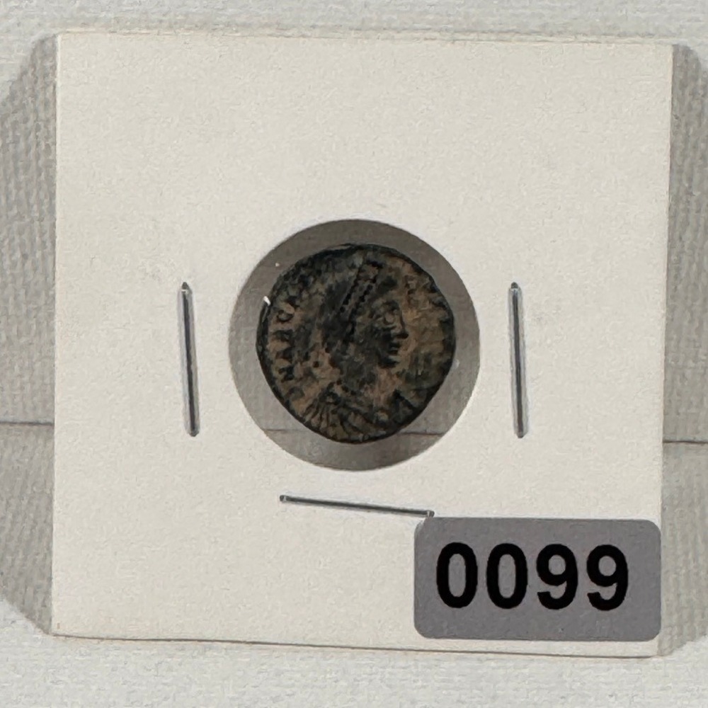 Roman Empire Constantine Dynasty AE Bronze Coin Gloria Exercitvs 335-341 AD 0099 - Picture 3 of 3